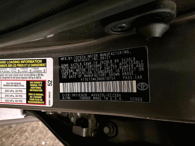 Used 2022 Toyota Camry SE FWD image 32