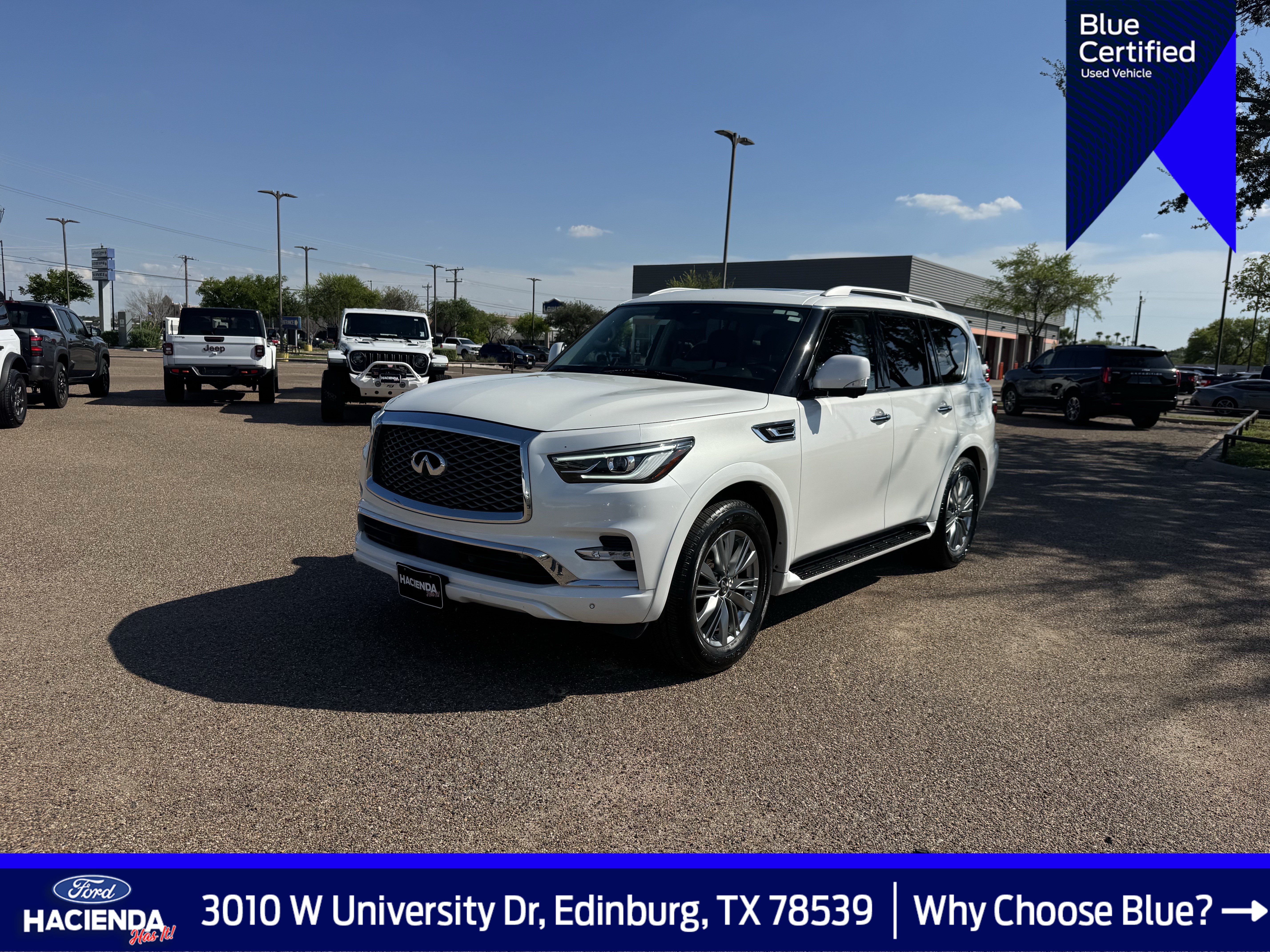 Used 2021 INFINITI QX80 Luxe w/ Cargo Package