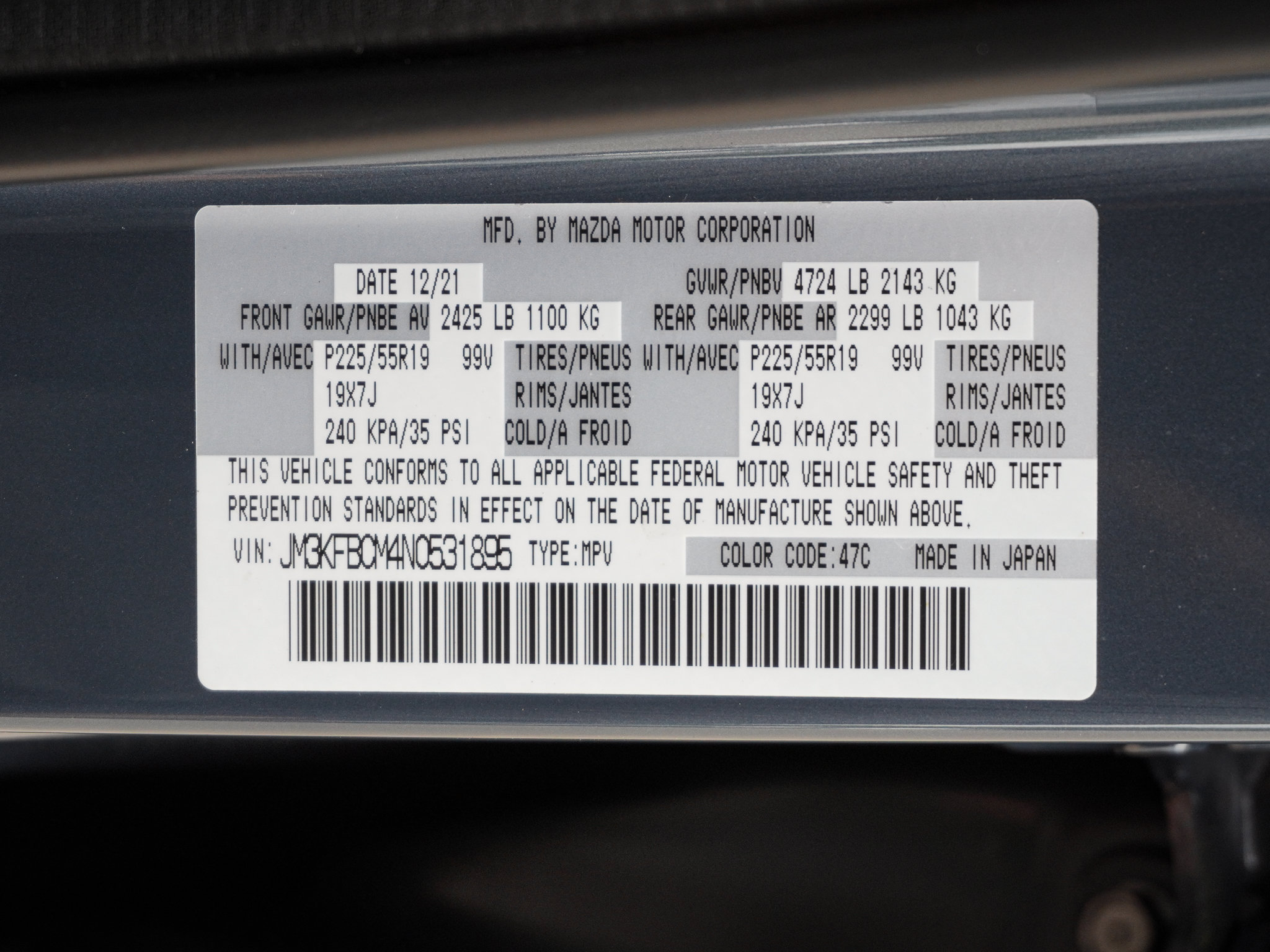 Used 2022 MAZDA CX-5 Carbon Edition AWD/4WD image 37