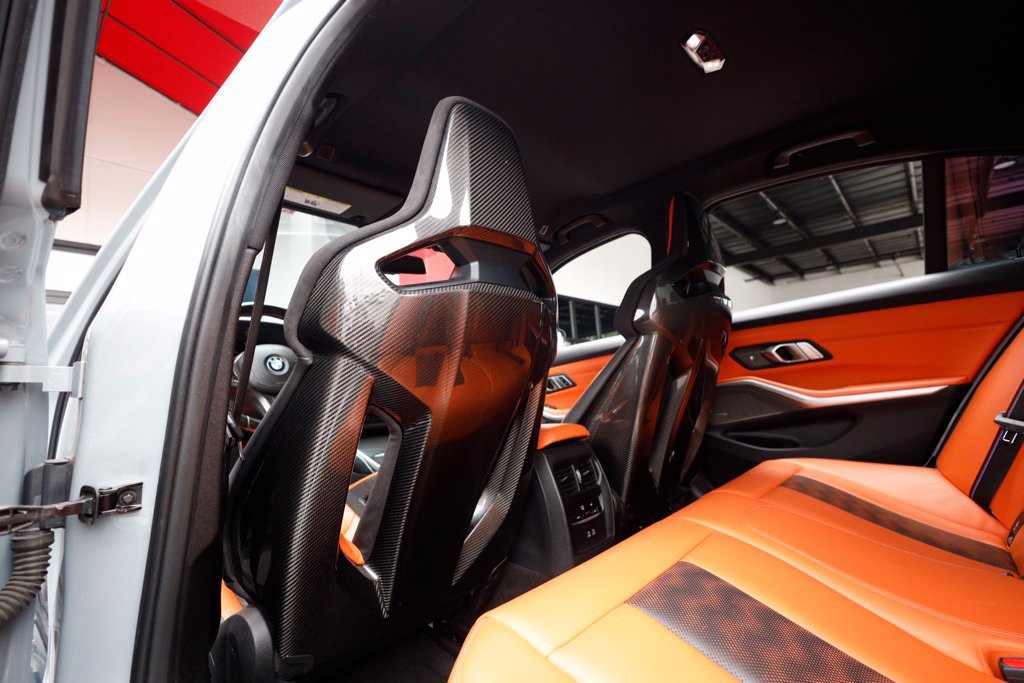 Used 2022 BMW M3 Competition w/ M Carbon Exterior Package RWD image 42