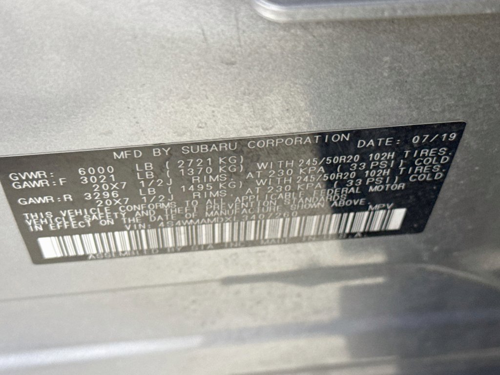 Used 2020 Subaru Ascent Limited w/ Popular Package #2A AWD/4WD image 41
