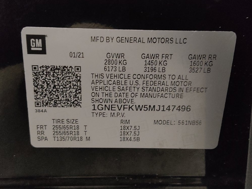 Used 2021 Chevrolet Traverse LS w/ LPO, Floor Liner Package AWD/4WD image 33
