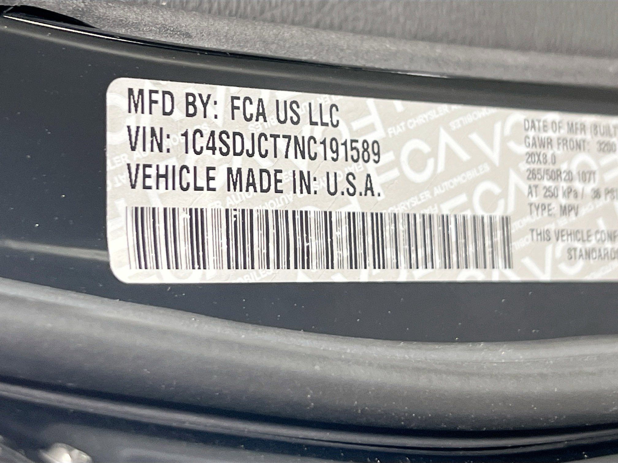 Used 2022 Dodge Durango R/T w/ Blacktop Package AWD/4WD image 33