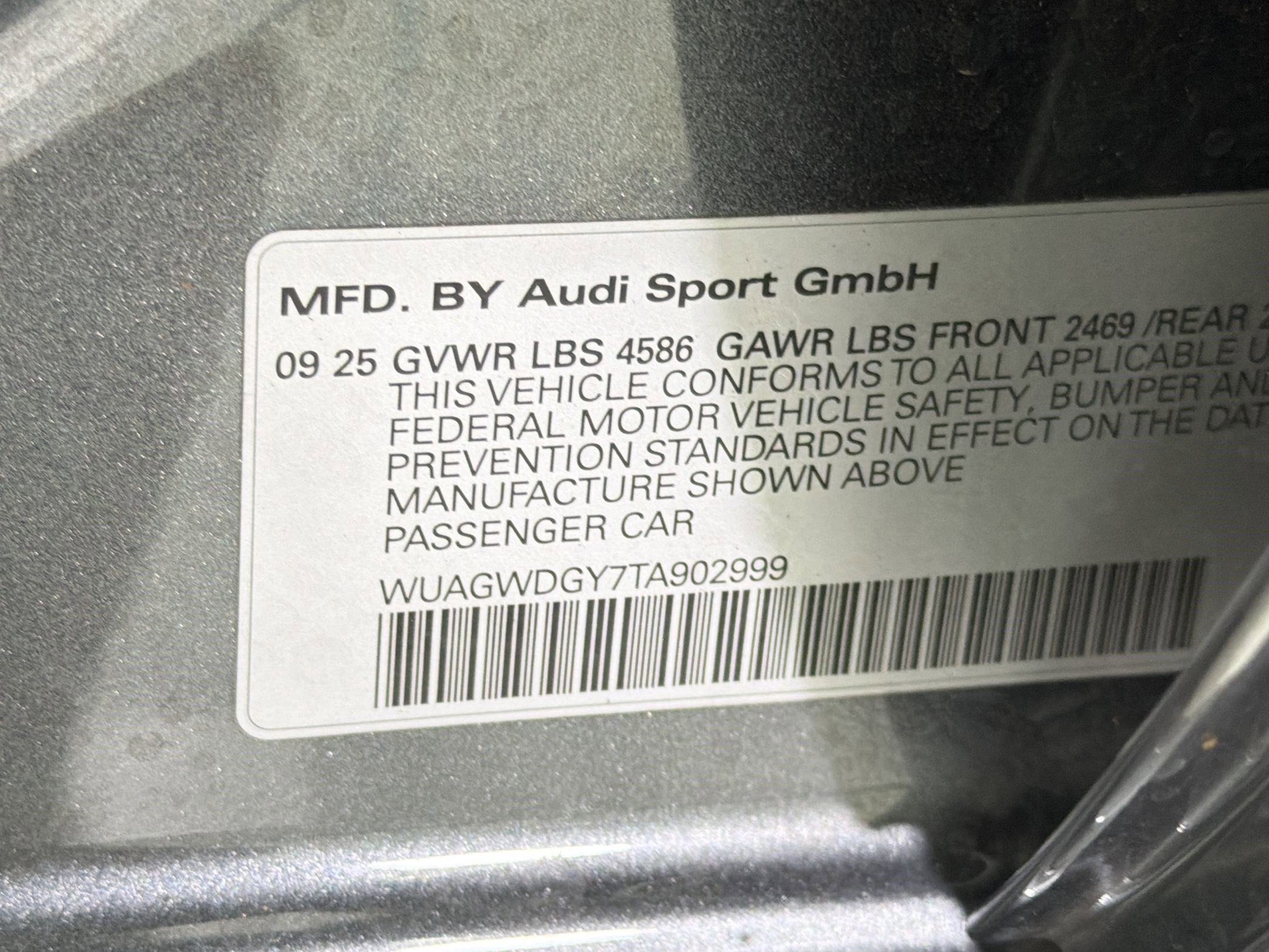 Certified 2026 Audi RS 3 AWD/4WD image 21
