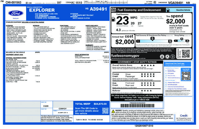 New 2027 Ford Explorer ST-Line AWD/4WD image 27