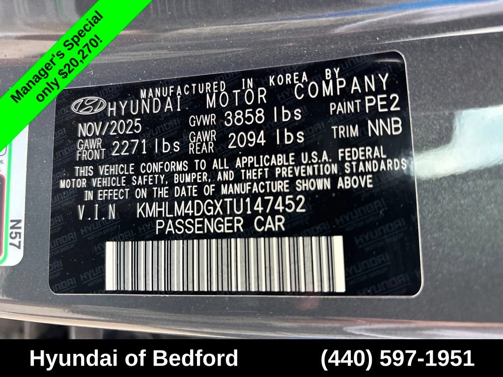 Certified 2026 Hyundai Elantra Sport FWD image 22