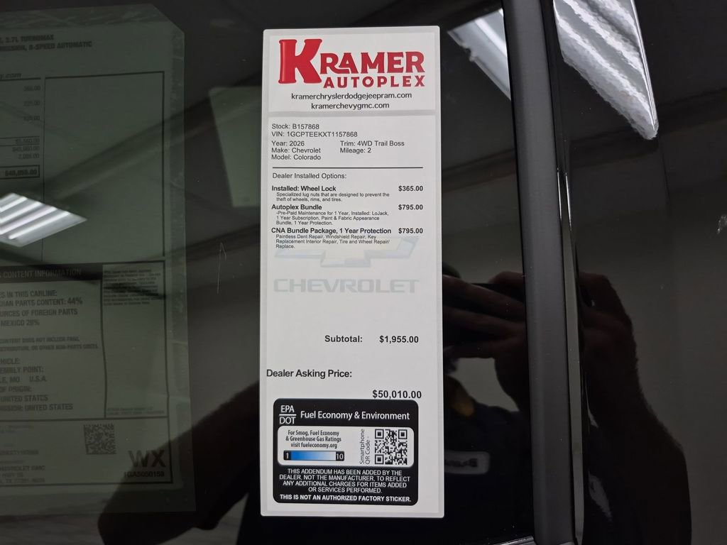 New 2026 Chevrolet Colorado Trail Boss image 35