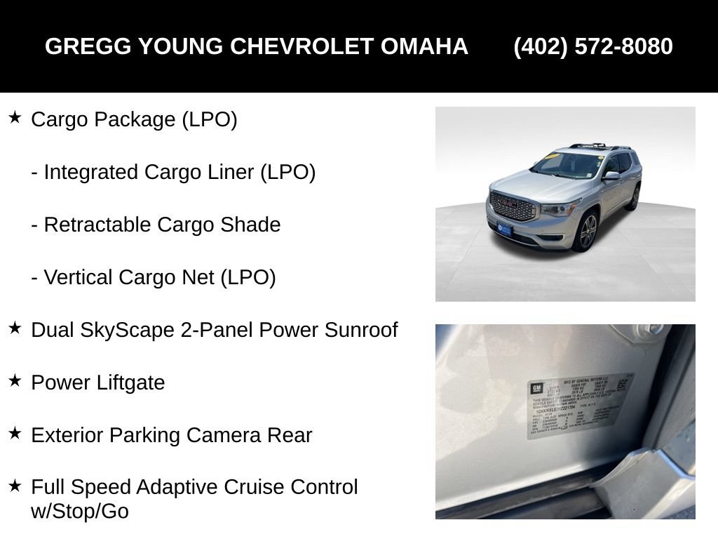 Used 2017 GMC Acadia Denali w/ Technology Package AWD/4WD image 13