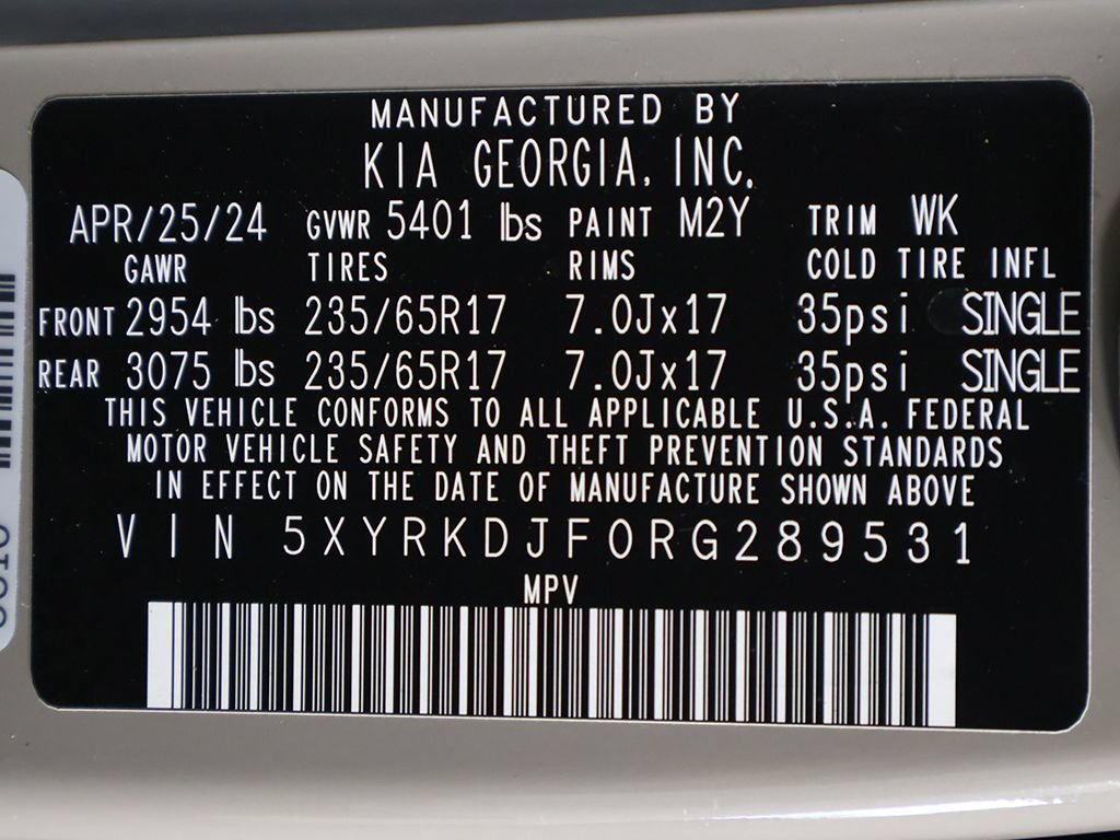 Used 2024 Kia Sorento SX Prestige w/ Olive Brown Leather Package AWD/4WD image 51