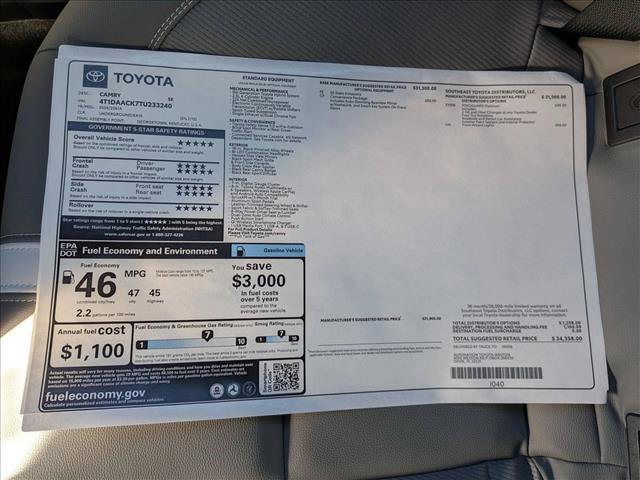 New 2026 Toyota Camry SE image 17