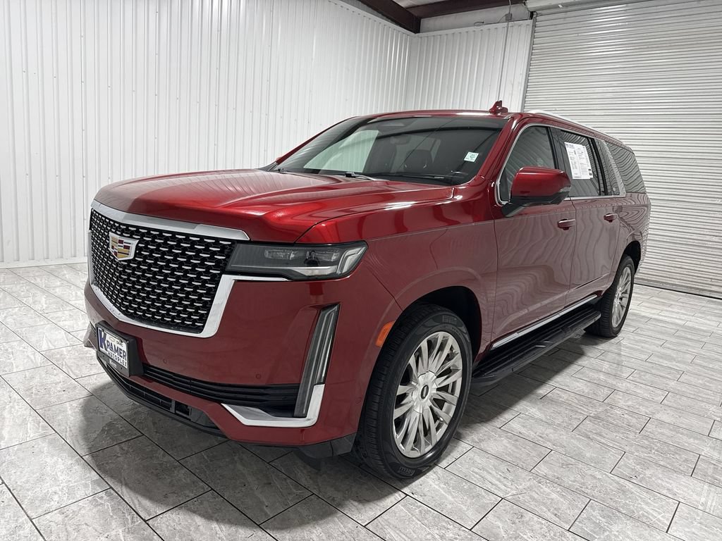 Used 2021 Cadillac Escalade ESV Premium Luxury w/ Performance Package RWD image 1