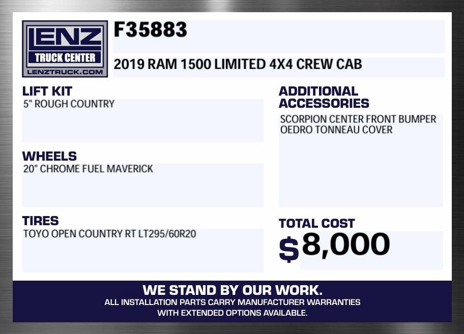 Used 2019 RAM 1500 Limited w/ Bed Utility Group AWD/4WD video 2