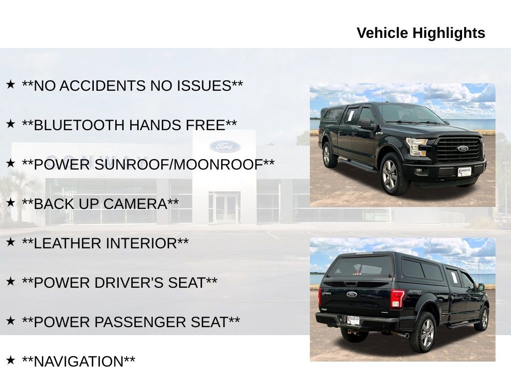 Used 2016 Ford F150 XLT w/ Equipment Group 302A Luxury image 6