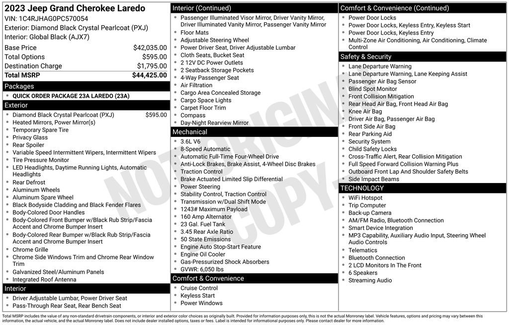 Used 2023 Jeep Grand Cherokee Laredo image 33