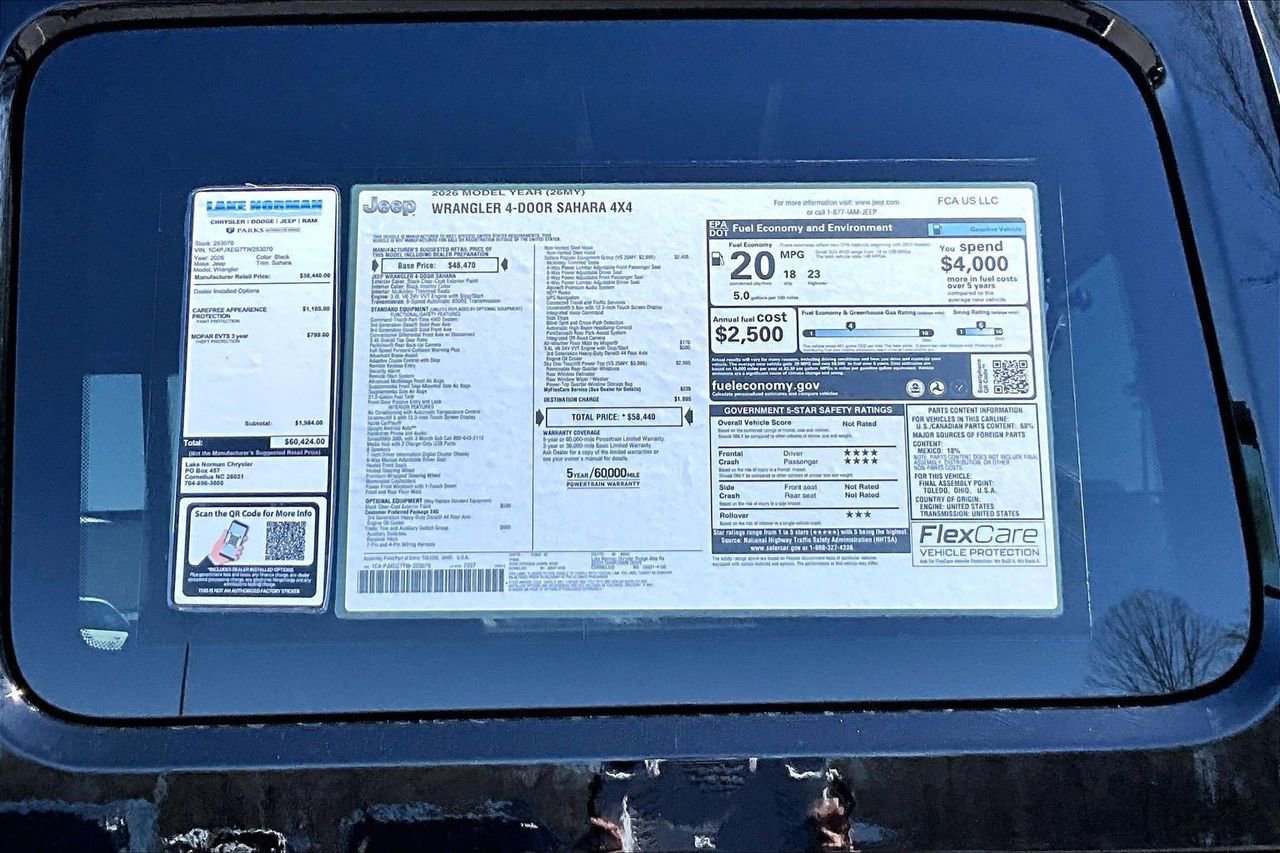 New 2026 Jeep Wrangler Sahara AWD/4WD image 38