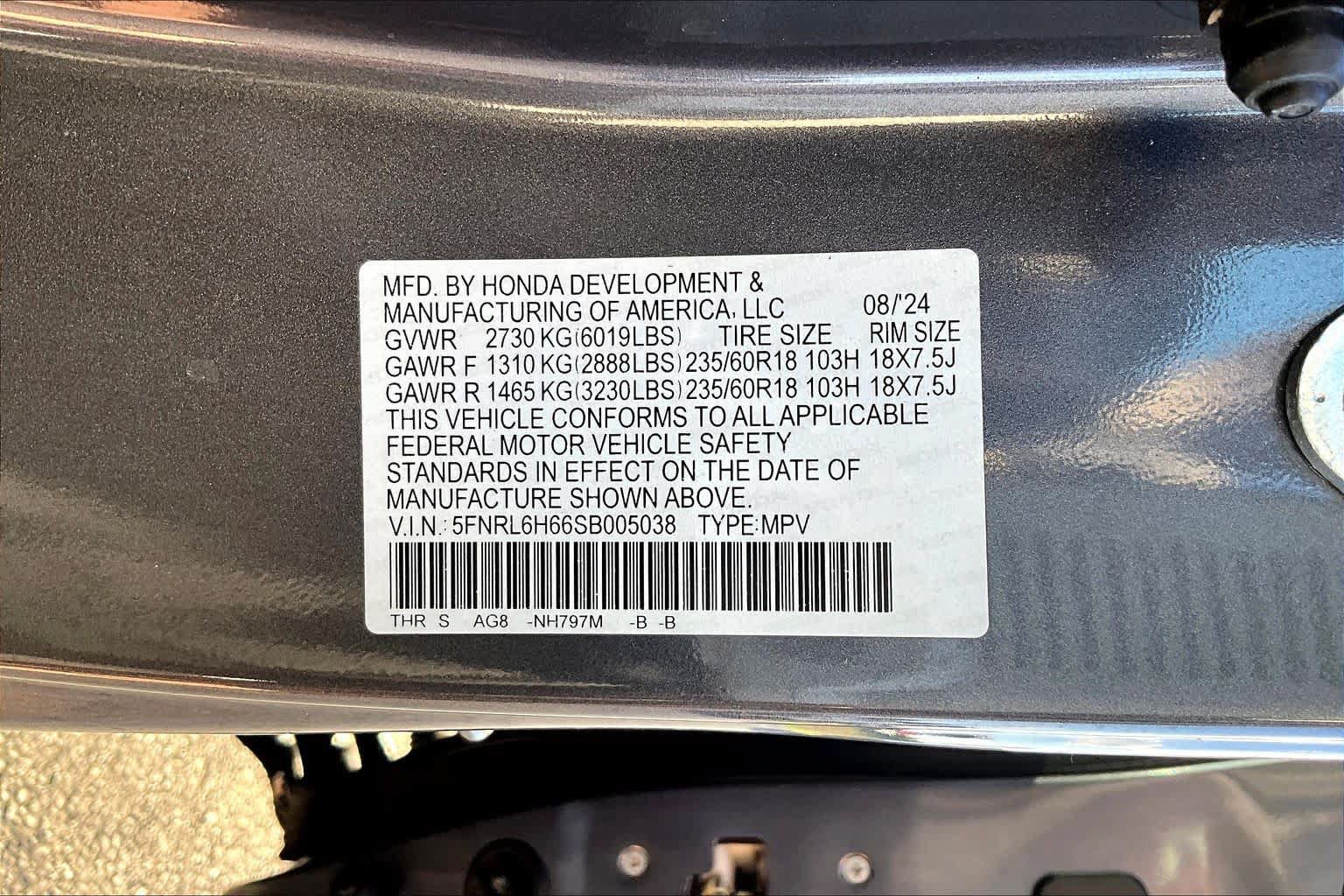 Used 2025 Honda Odyssey EX-L image 36