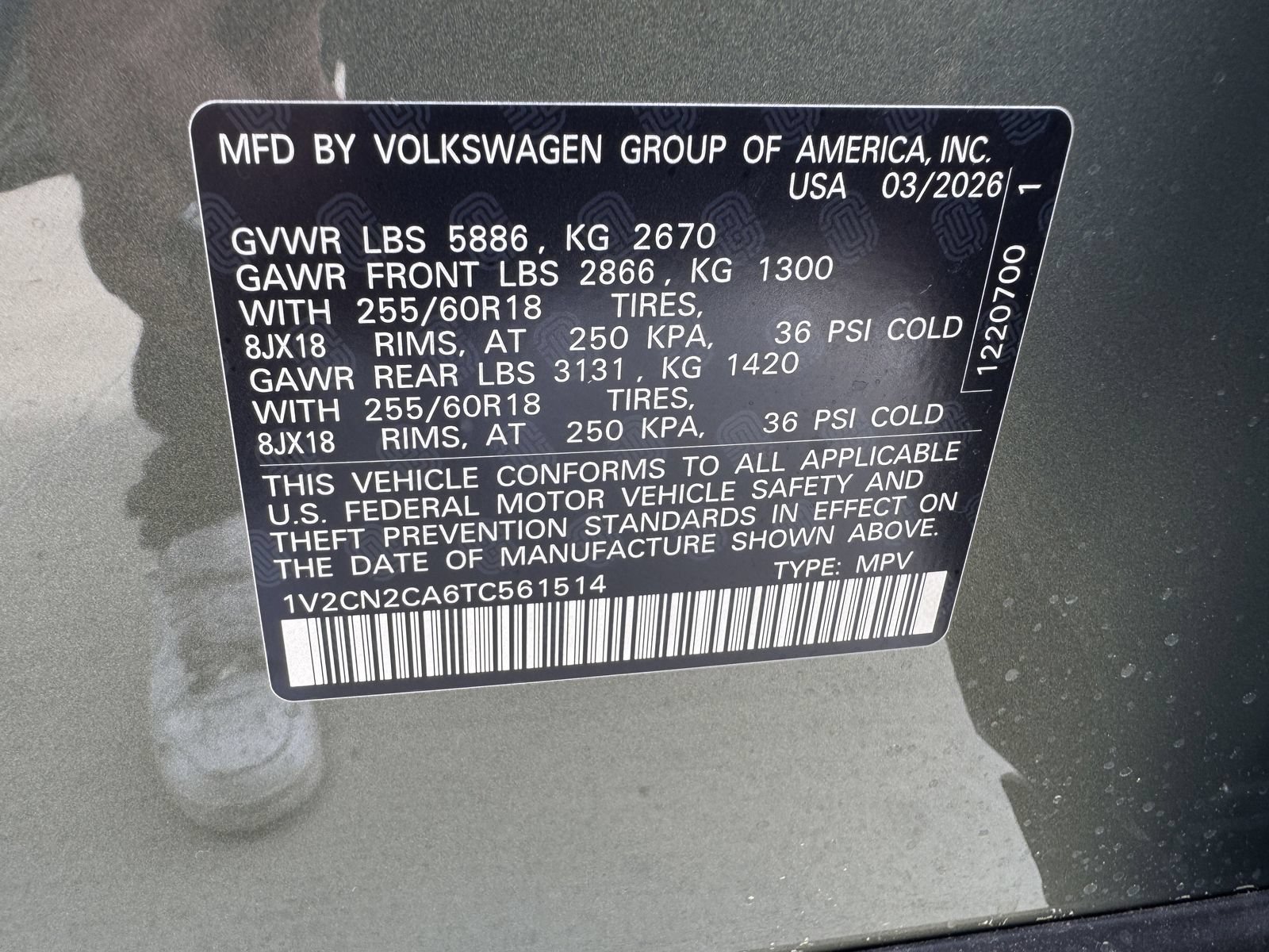 New 2026 Volkswagen Atlas Peak Edition AWD/4WD image 29