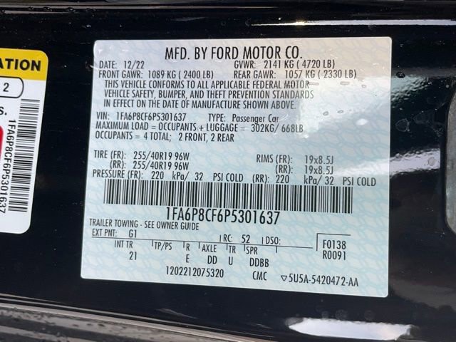 Used 2023 Ford Mustang GT w/ Equipment Group 301A image 31