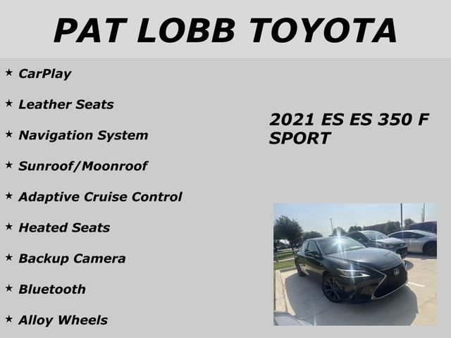 Used 2021 Lexus ES 350 F Sport w/ Protection Package (P3) FWD image 12