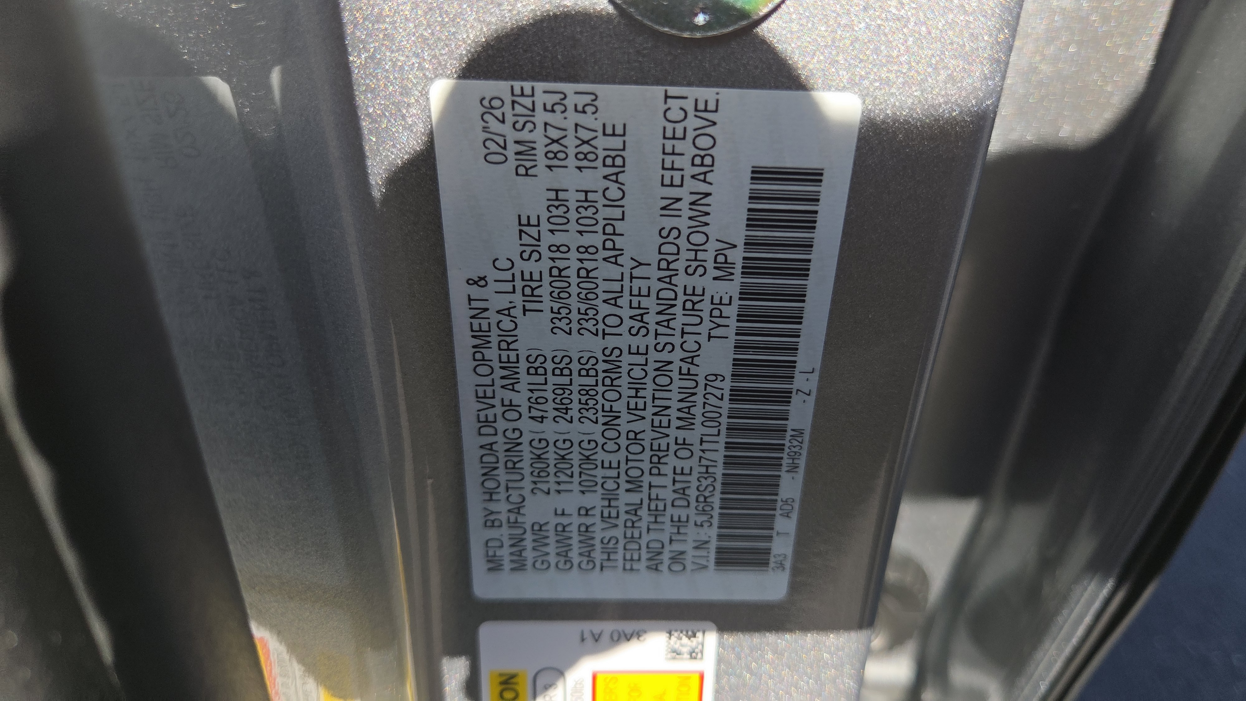 Certified 2026 Honda CR-V EX-L image 24