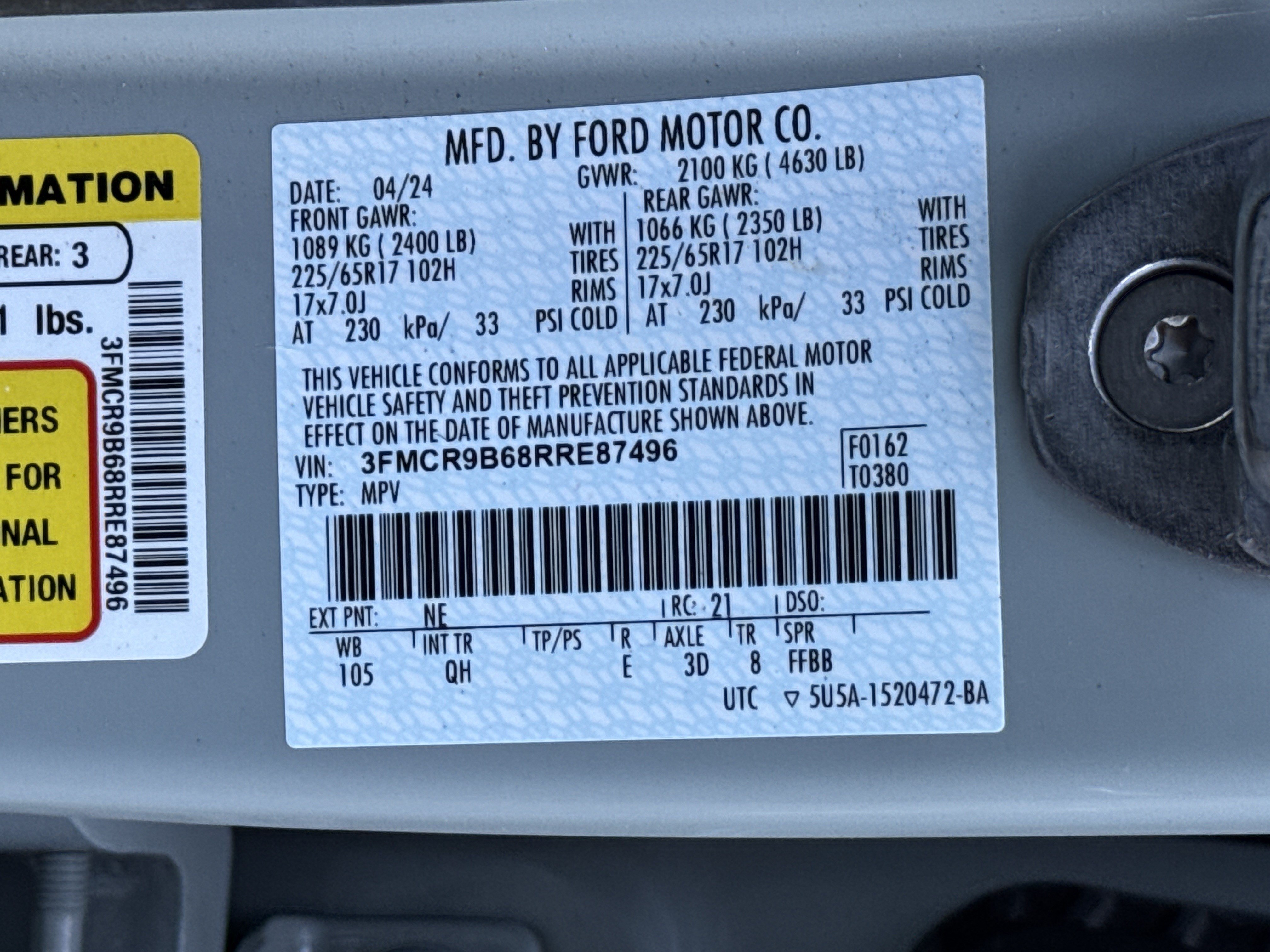 Used 2024 Ford Bronco Sport Big Bend AWD/4WD image 30