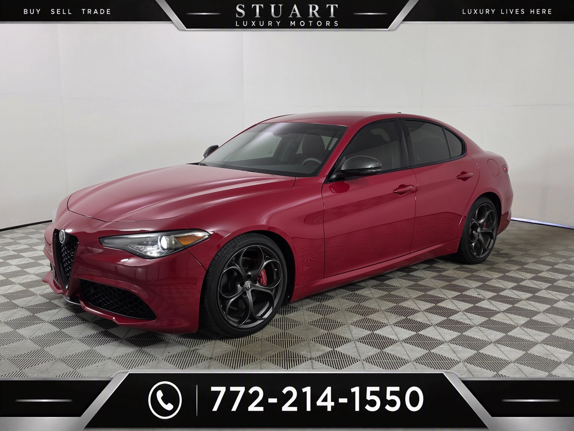 Used 2019 Alfa Romeo Giulia Ti Sport w/ Quick Order Package 22U Sport RWD image 35