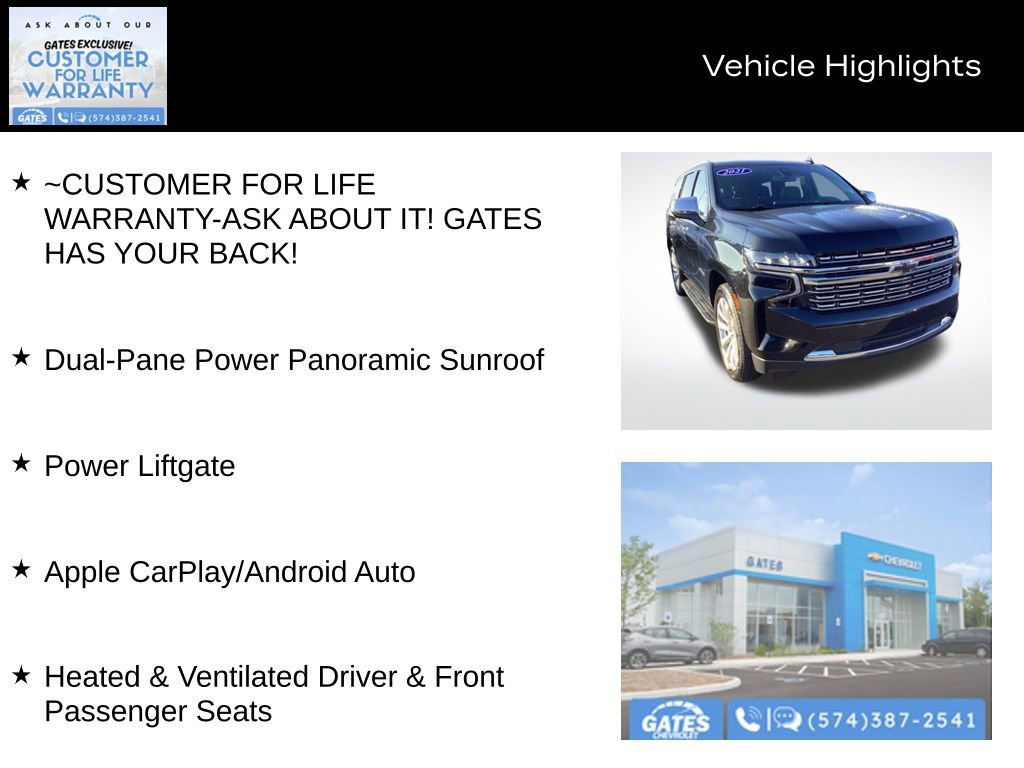 Used 2021 Chevrolet Tahoe Premier w/ Max Trailering Package image 6