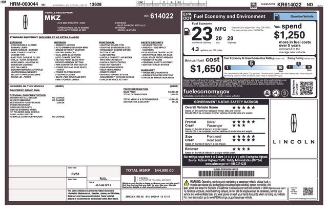 Used 2019 Lincoln MKZ Reserve w/ Reserve Plus Package image 21