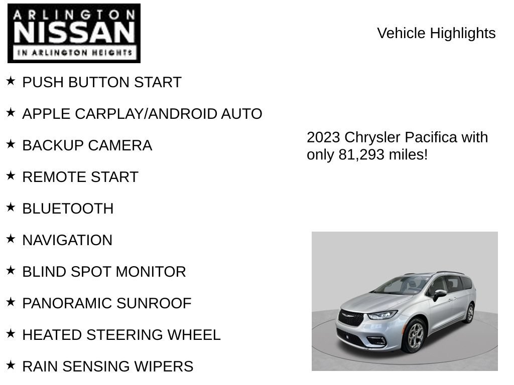 Used 2023 Chrysler Pacifica Limited FWD image 7