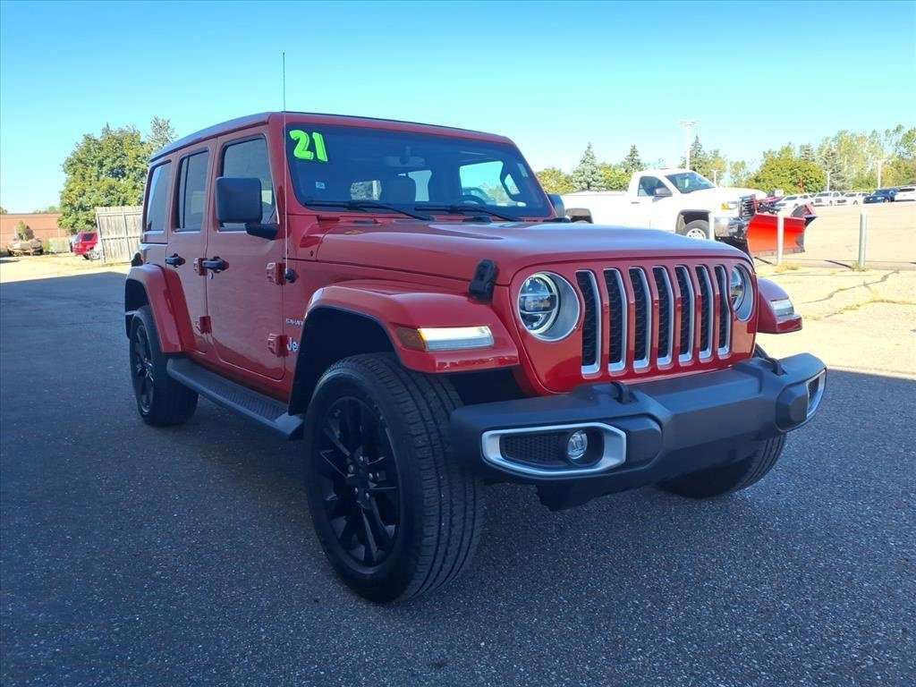 Used 2021 Jeep Wrangler Unlimited Sahara w/ Cold Weather Group image 3