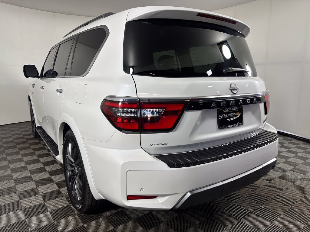Used 2021 Nissan Armada Platinum w/ Captain's Chairs Package AWD/4WD image 3