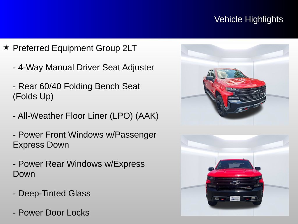 Used 2020 Chevrolet Silverado 1500 LT Trail Boss w/ Convenience Package AWD/4WD image 8