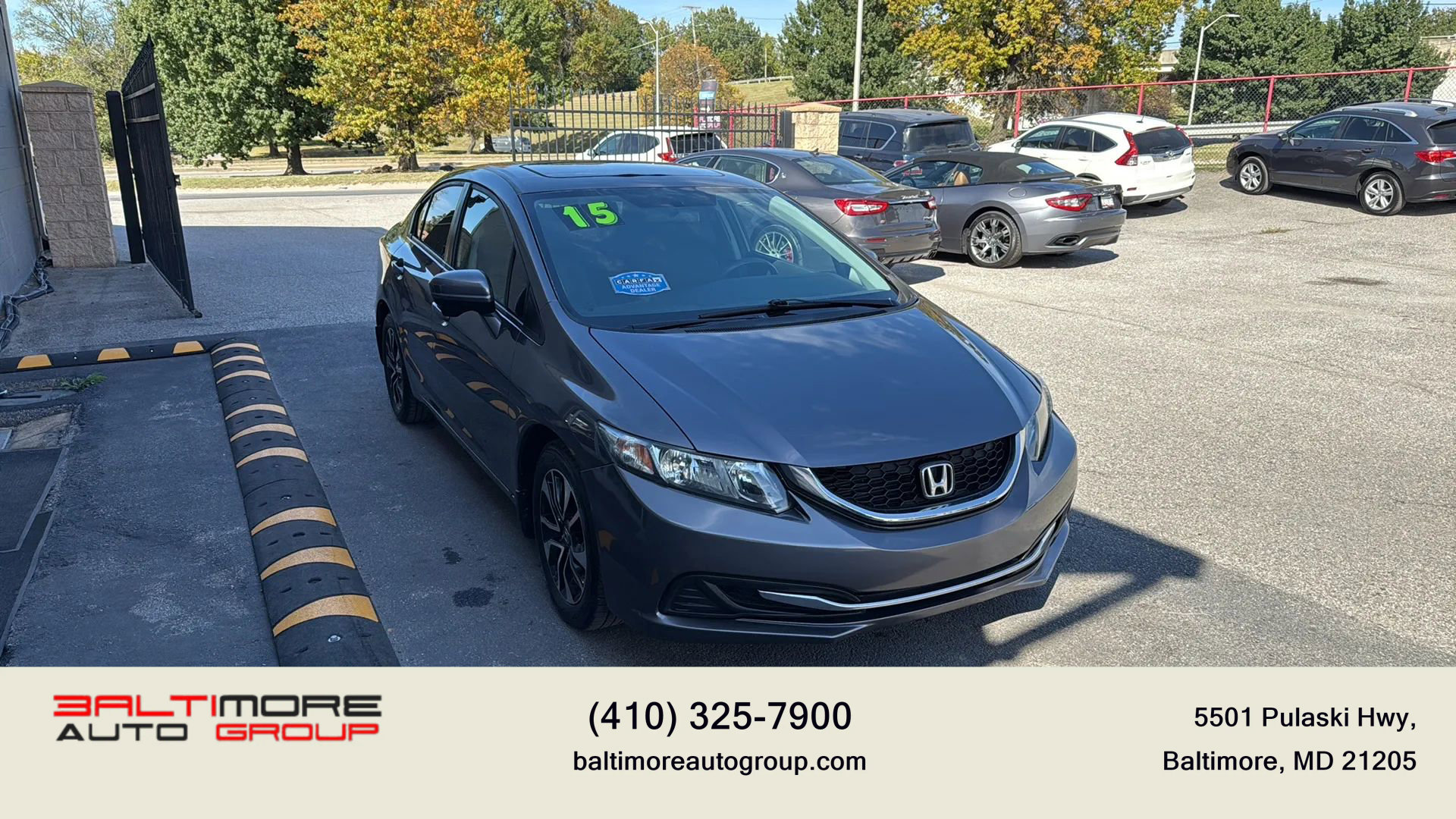 Used 2015 Honda Civic EX image 3