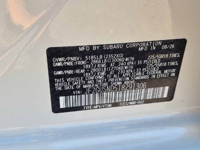 New 2026 Subaru Crosstrek 2.5i Limited AWD/4WD image 39