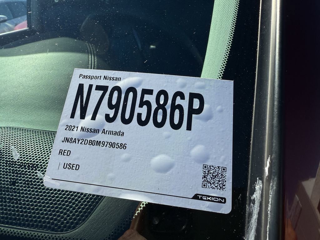 Certified 2021 Nissan Armada Platinum w/ Captain's Chairs Package image 50