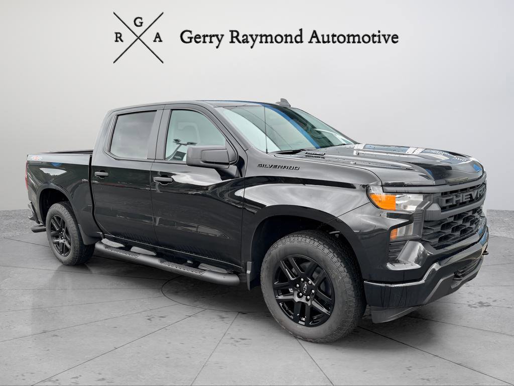 New 2026 Chevrolet Silverado 1500 Custom w/ Turbomax Blackout Package