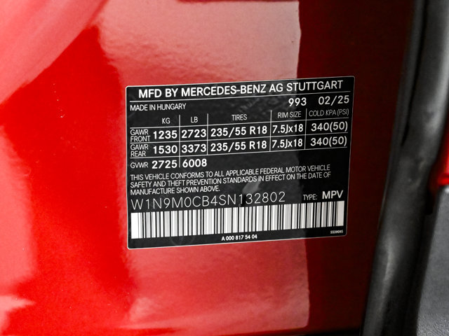 Certified 2025 Mercedes-Benz EQB 250+ w/ Driver Assistance Package image 27