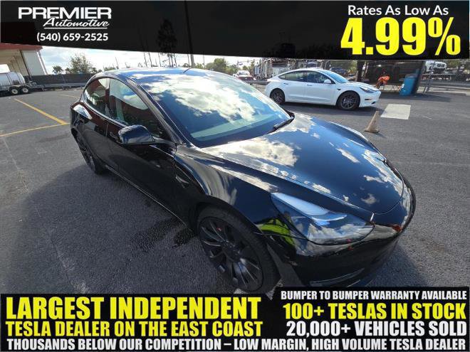 Used 2023 Tesla Model 3 Performance