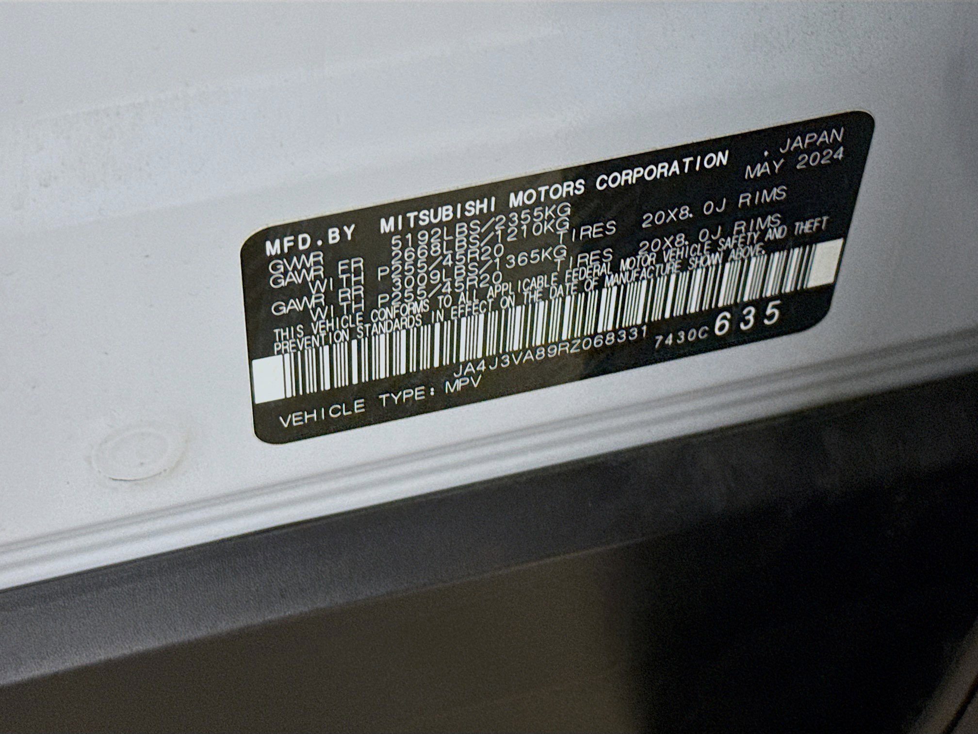 Used 2024 Mitsubishi Outlander SE Black Edition FWD image 38