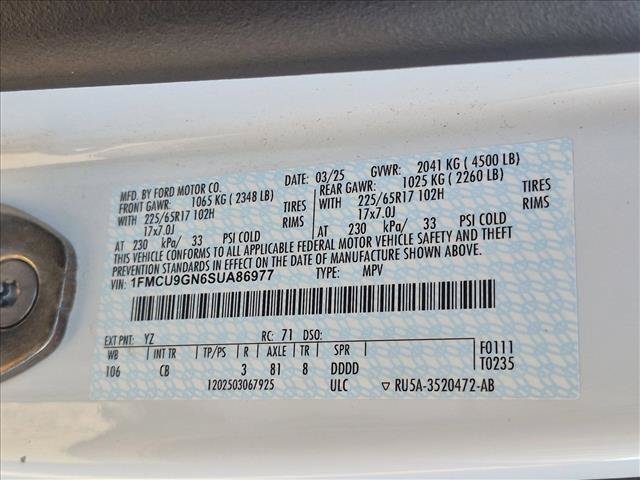 Used 2025 Ford Escape Active AWD/4WD image 24
