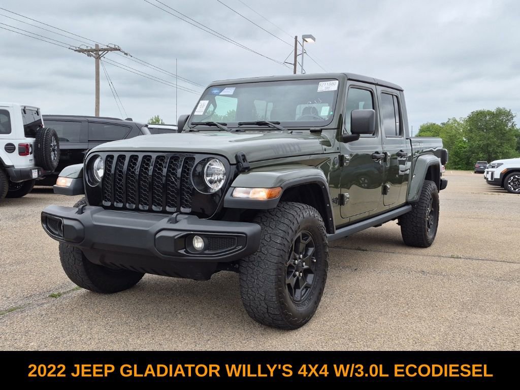 Used 2022 Jeep Gladiator Willys AWD/4WD image 1