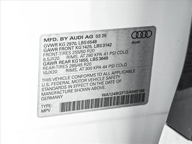 Certified 2025 Audi Q6 e-tron Premium Plus w/ Premium Plus AWD/4WD image 26