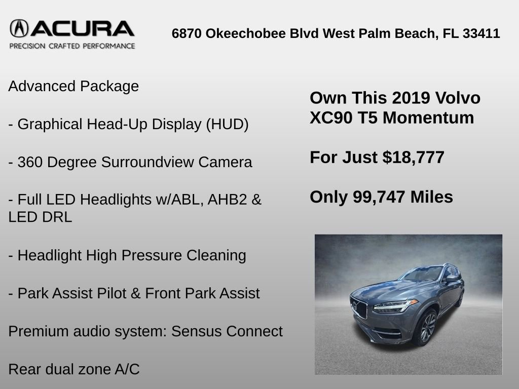 Used 2019 Volvo XC90 T5 Momentum w/ Advanced Package FWD image 6