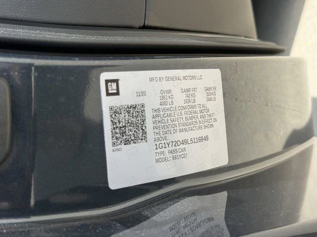 Used 2020 Chevrolet Corvette Stingray Preferred Cpe w/ 2LT Preferred Equipment Group image 33