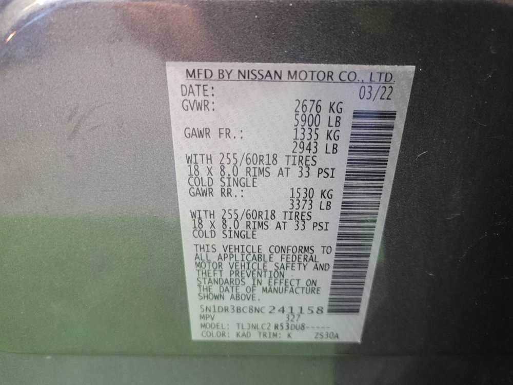 Used 2022 Nissan Pathfinder SV image 33