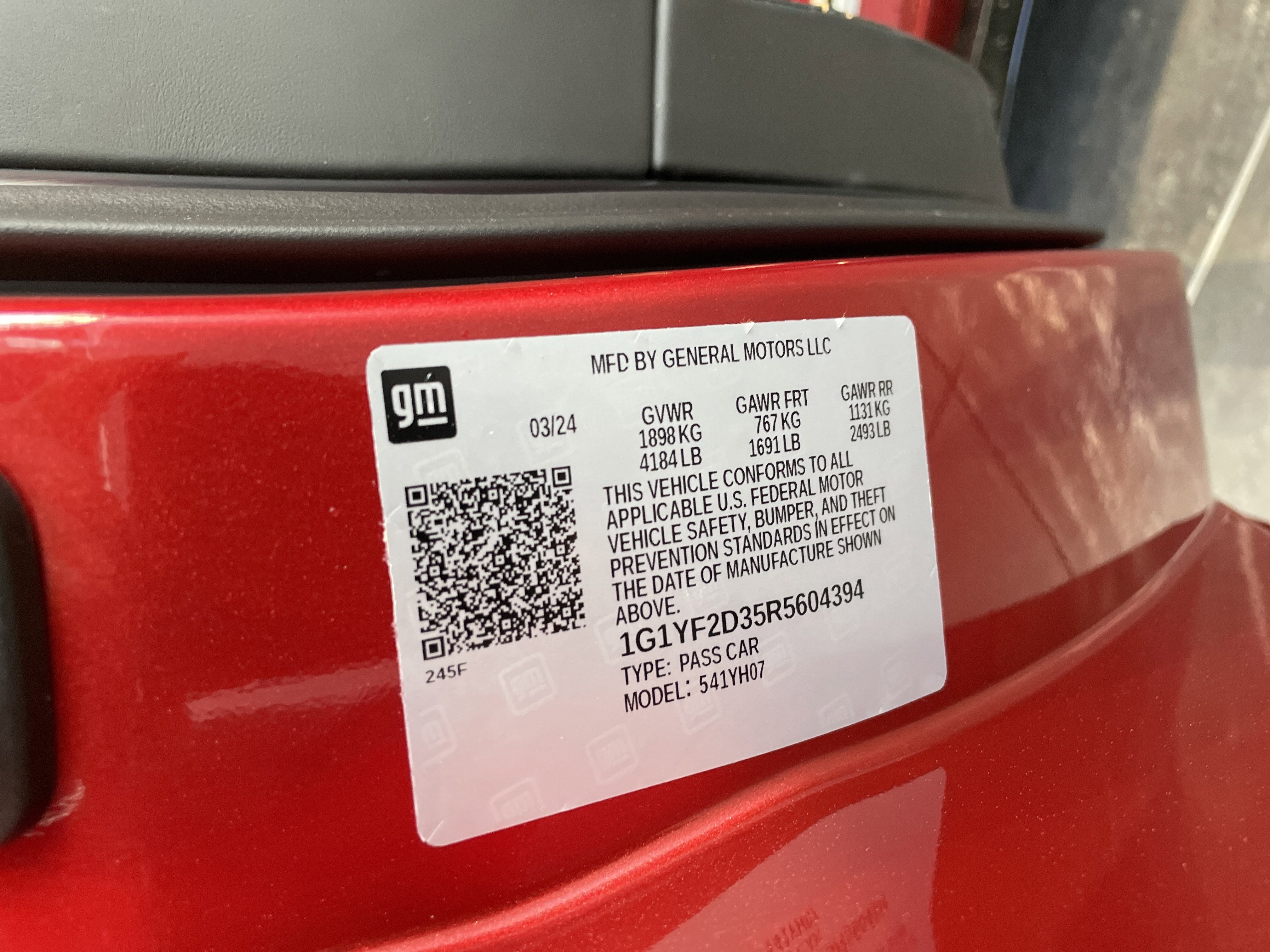 Used 2024 Chevrolet Corvette Z06 image 48