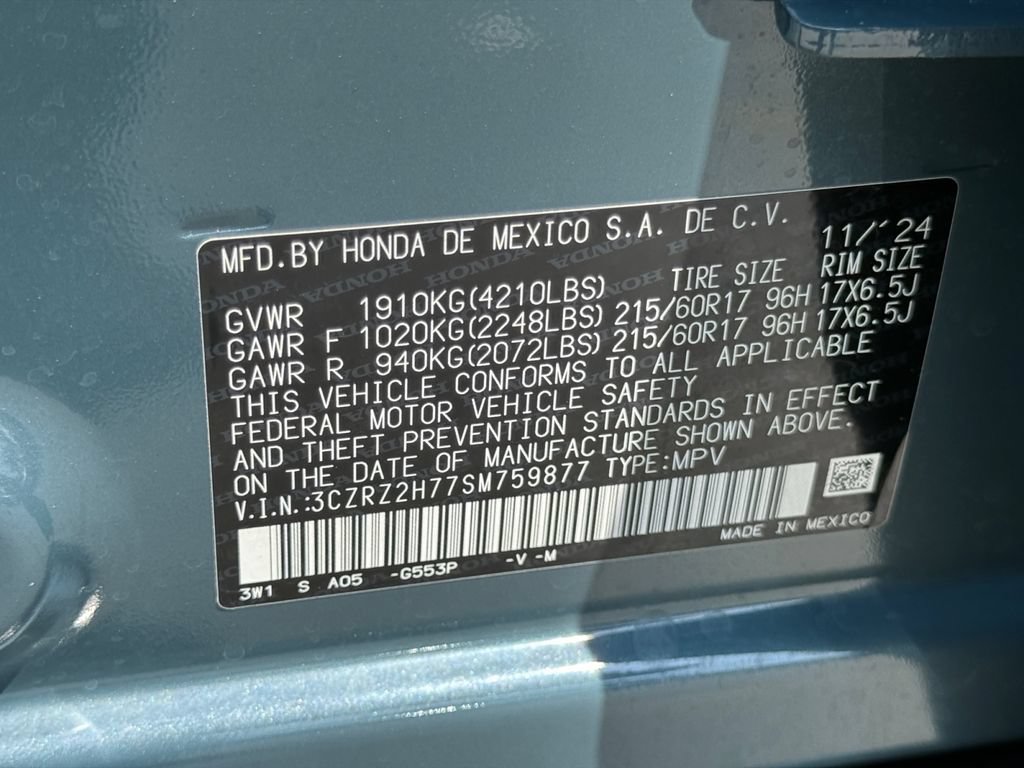 Used 2025 Honda HR-V EX-L image 28