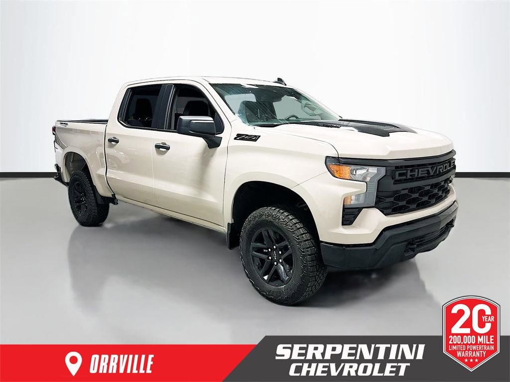 New 2026 Chevrolet Silverado 1500 Custom Trail Boss w/ Dark Appearance Package image 1