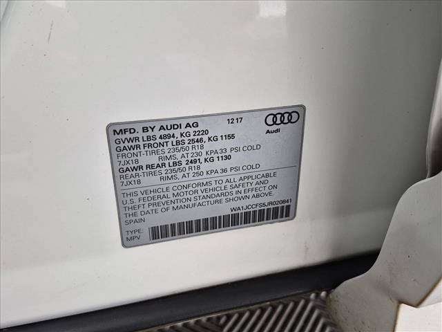 Used 2018 Audi Q3 2.0T Premium Plus w/ Premium Plus Package AWD/4WD image 29