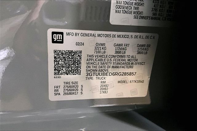 Certified 2024 GMC Sierra 1500 SLE w/ Preferred Package image 31